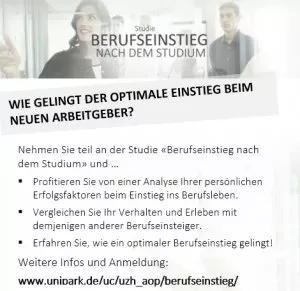 Standortbestimmung für Studienabgänger - Bild 1